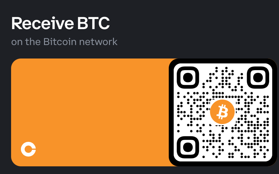 Bitcoin saņemšanas QR kods Bitcoin tīklā